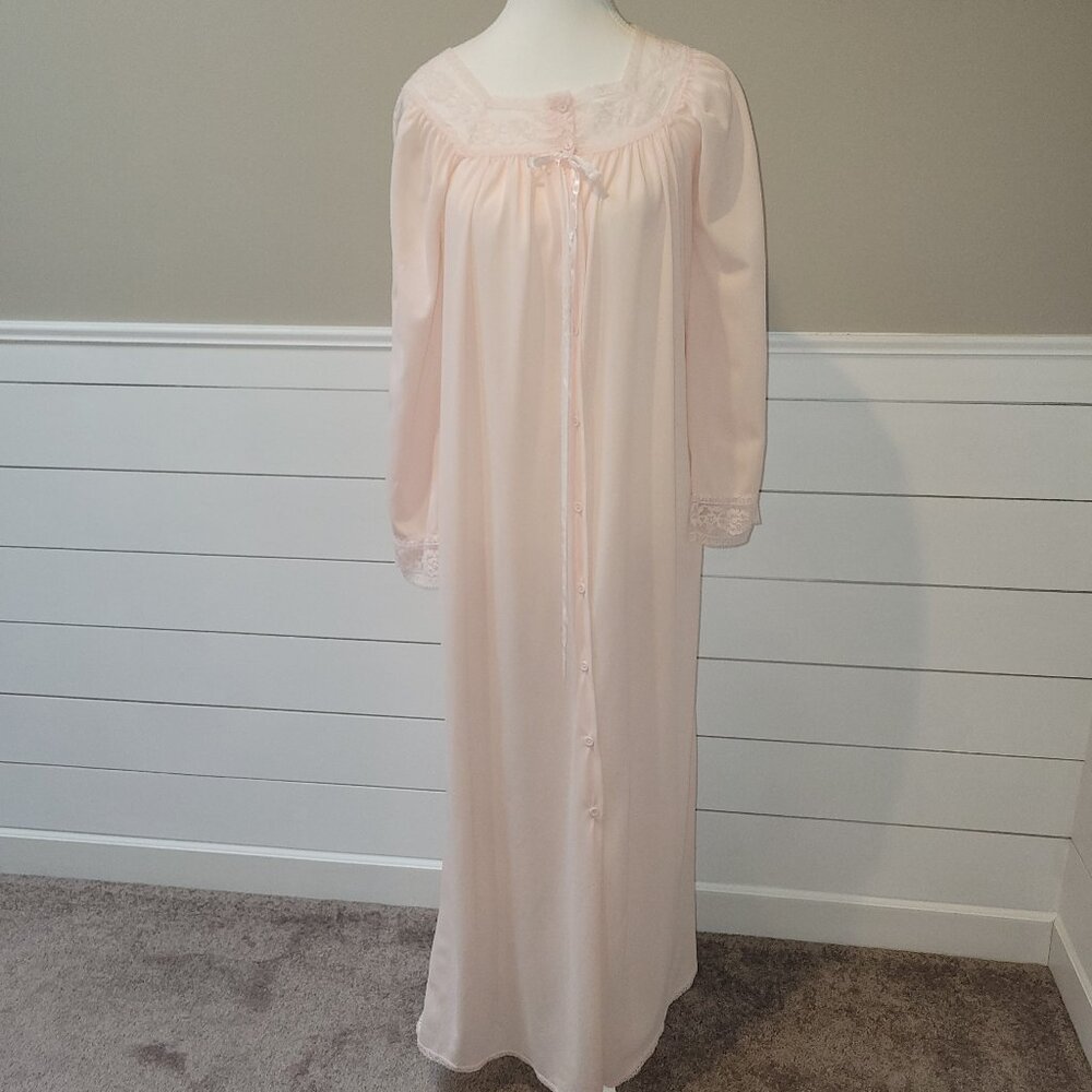 Elegant 70's Peignoir Set (Nightgown Set) by Diane Von Furstenberg - PETITE Size
